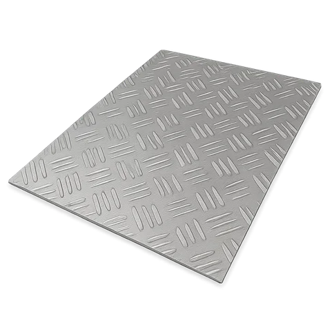 Лист алюминиевый рифленый квинтет 1,5х1200х1200 мм АМГ2Н2Р