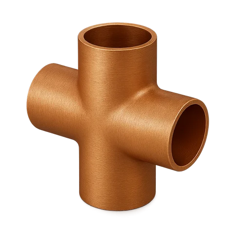 Крестовиная медная под пайку 14 мм М1р ГОСТ 32590-2013