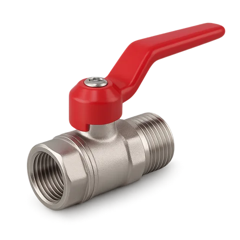 Кран шаровой латунный никелированный Ду 20 Ру 40 ВР/НР